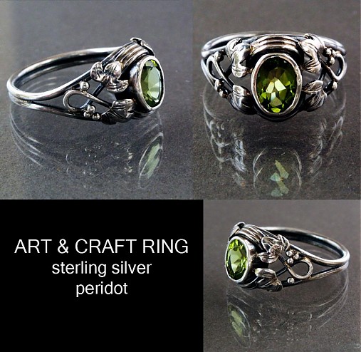  - Art & Craft peridot ring - 3071605