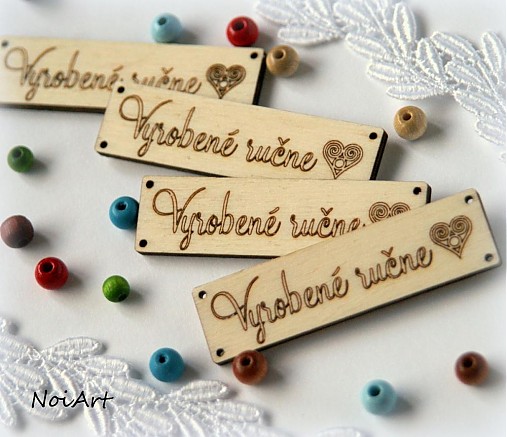 Materiál ručne robený - Prívesok Vyrobené ručne srdiečko - 3173162