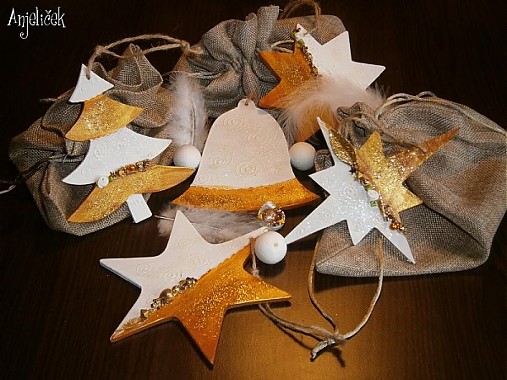 Dekorácie - Sada vianočné ozdoby - 3234039