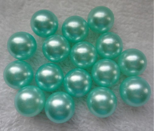 Bezdierkové vosk.perly 10mm-1ks (sv.tyrkys)