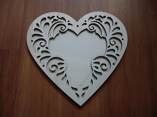 Rámiky - Srdce 11x11 ornament - rámik - 3417660