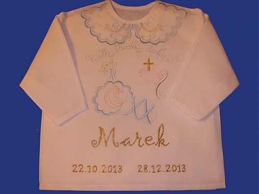 Detský textil - Košieľky na krst - 3465466