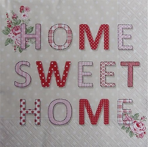  - Servítka "Home sweet home", ihneď - 3520459