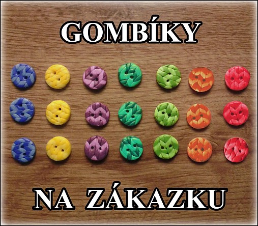 Materiál ručne robený - ,,Štrikované" gombíky na zákazku - 3712076
