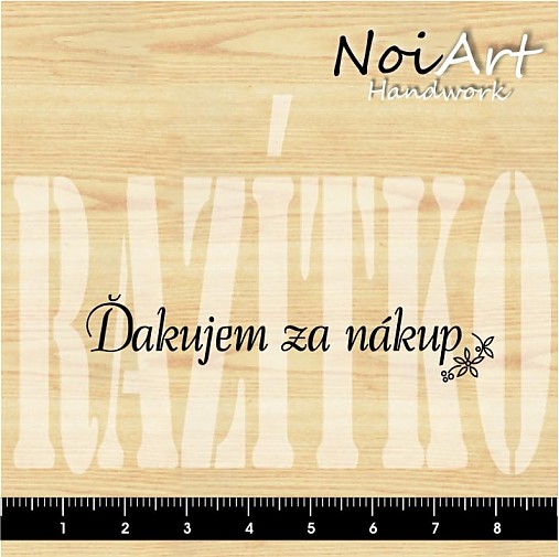 Materiál ručne robený - Razítko - 430345