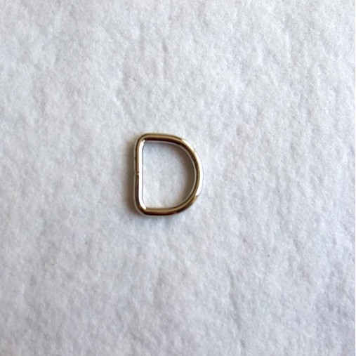 Galantéria - Polokrúžok kovový 25 mm nikel - 517936