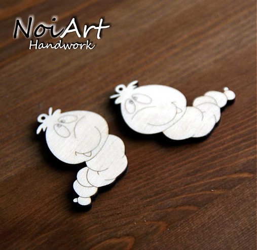 Materiál ručne robený - Húseničky - 612018