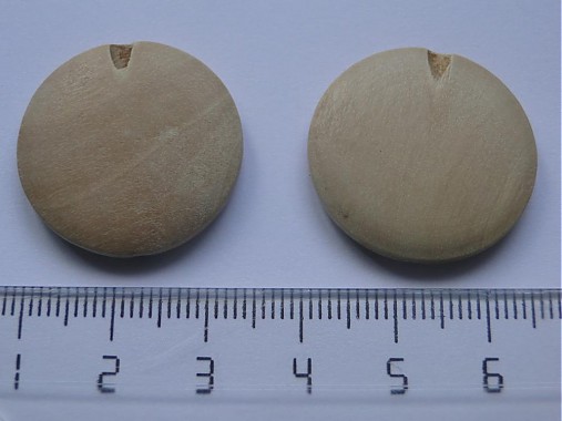 Drevené placky 2,5cm-1ks (béžová)