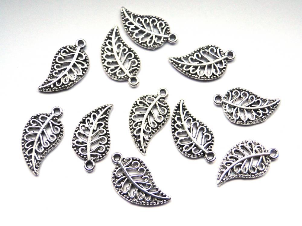 Kovové prívesky listy (č.1-19x10mm-1ks)