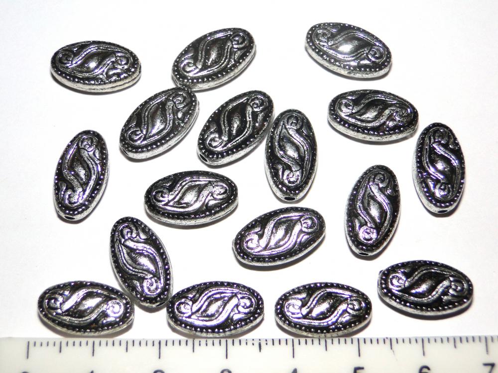 Ovál plast 15x9x5mm-1ks