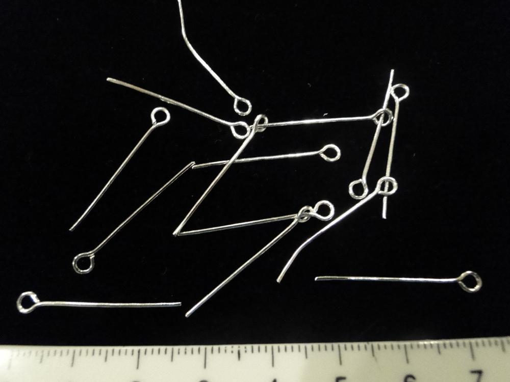 Ketlovacia ihla-strieborná (26mm-50ks)