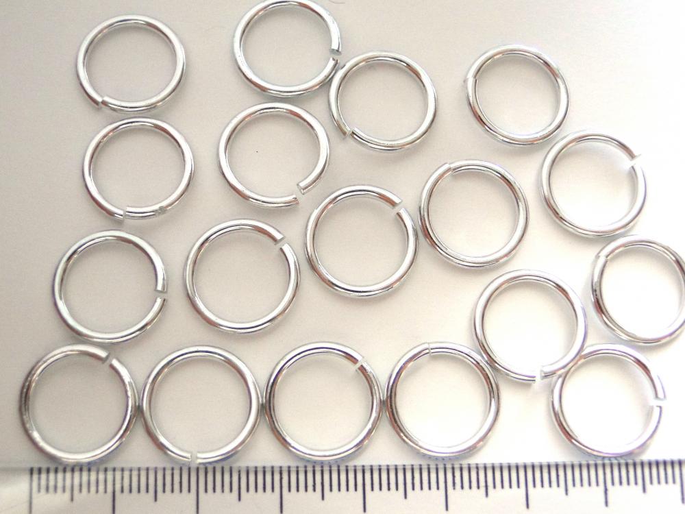 AL krúžok-1ks (15x1,8mm-strieb)