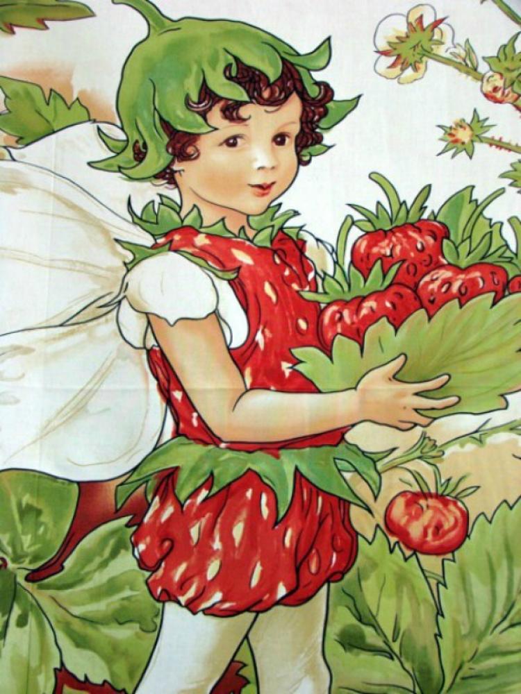 Sweet Panel Rose, Strawberry panel multi, Petal fairies panel pinkulti, 