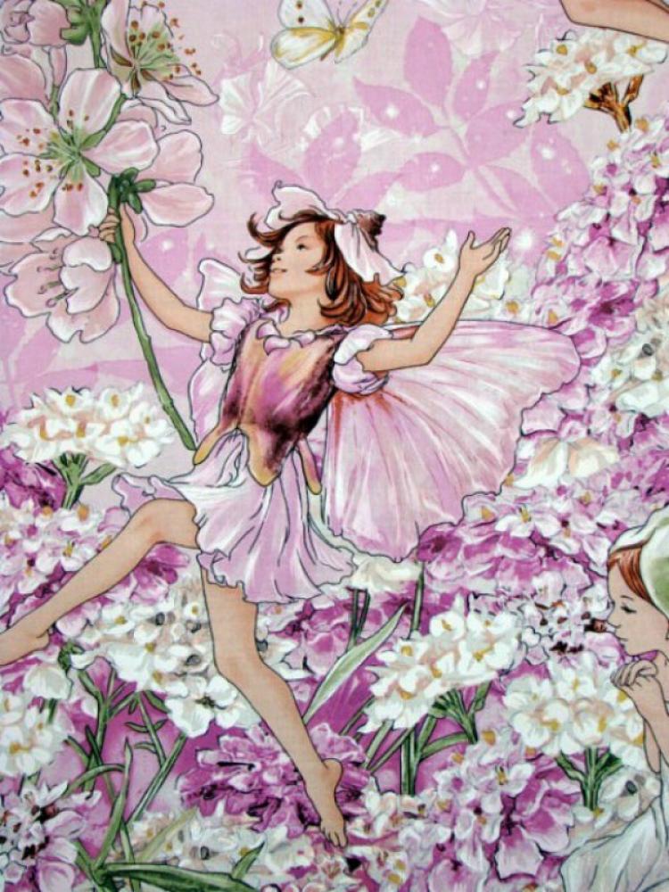 Sweet Panel Rose, Strawberry panel multi, Petal fairies panel pinkulti, 
