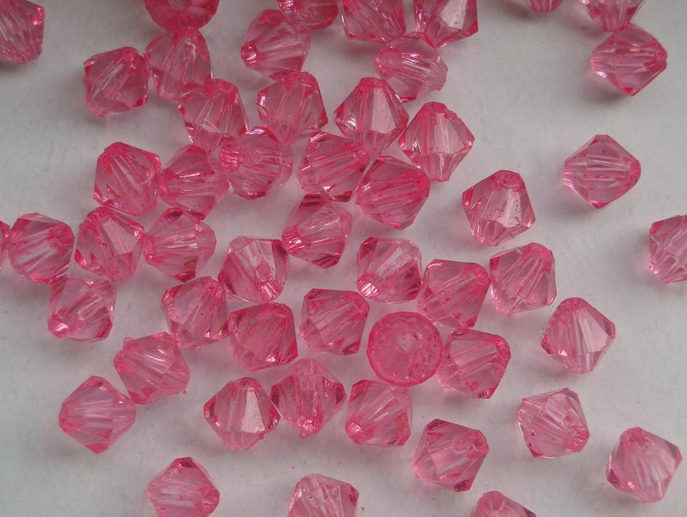 Plast bicone 6mm-50ks