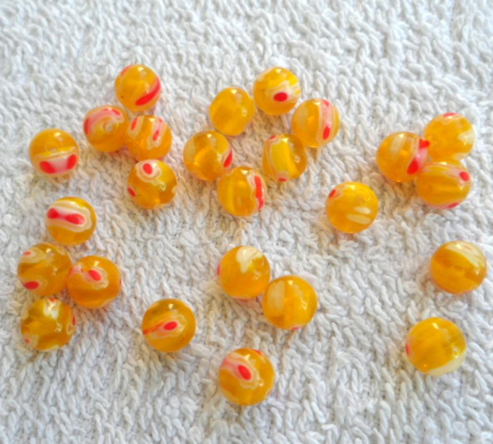 MILLEFIORI 6mm (žltá-1ks)