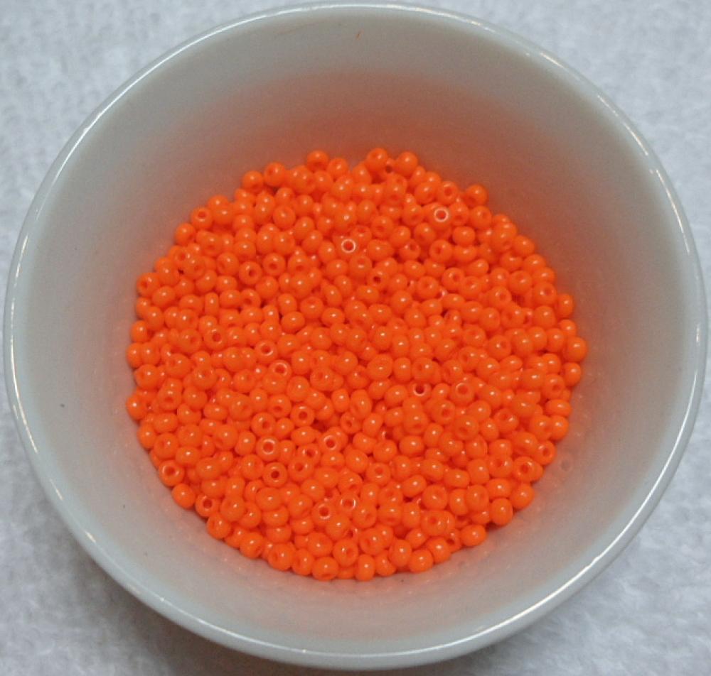 Rokajl 11/0 PRECIOSA 2mm-10g (oranžová)