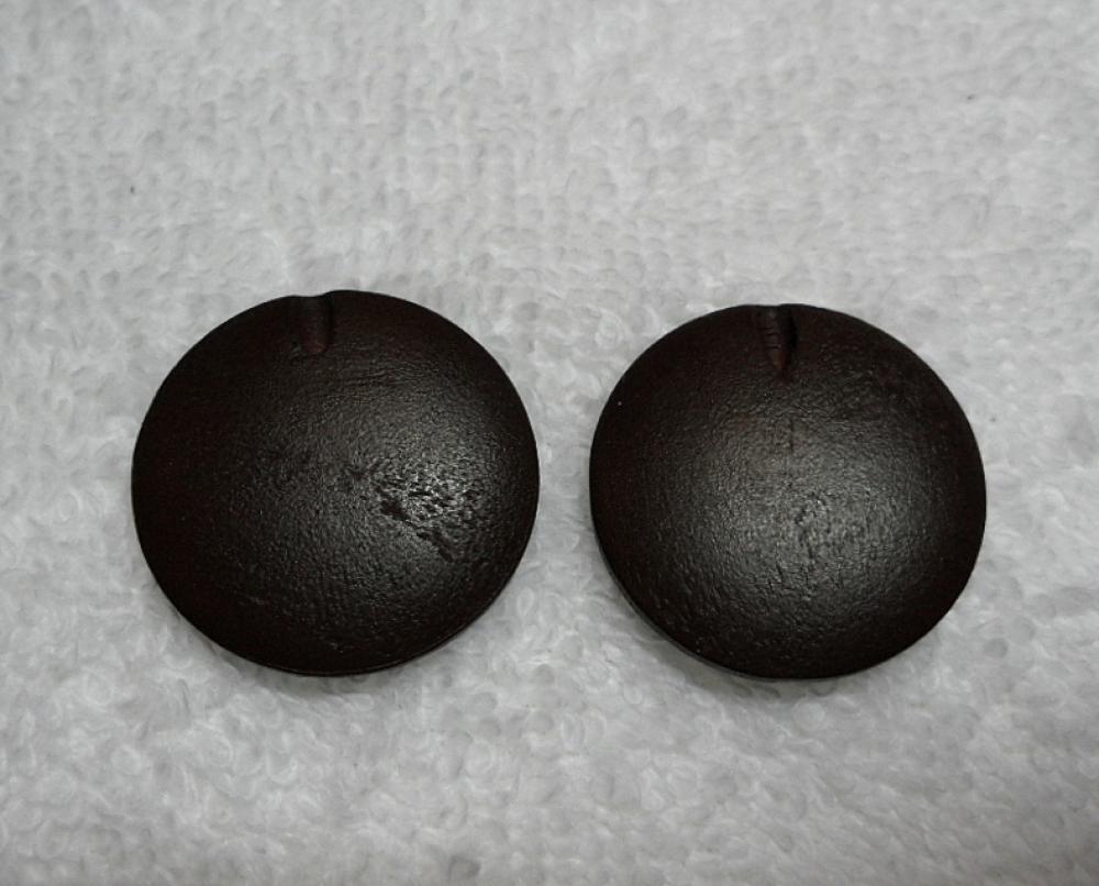 Drevené placky 2,5cm-1ks (tm.hnedá)