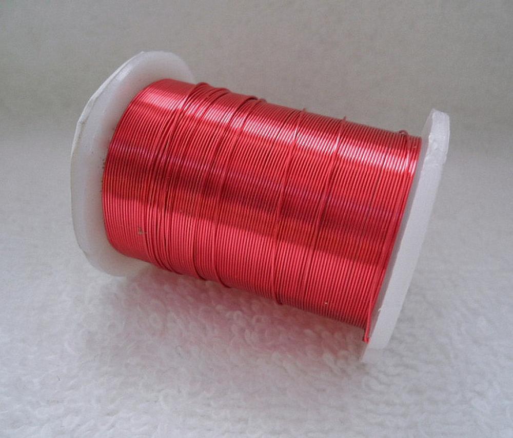 Bižutérny drôt 0,3mm-10m (5-červená)