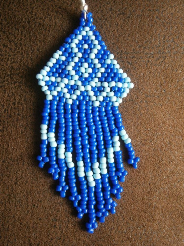 Modro - modré nebo / minniebead - SAShE.sk