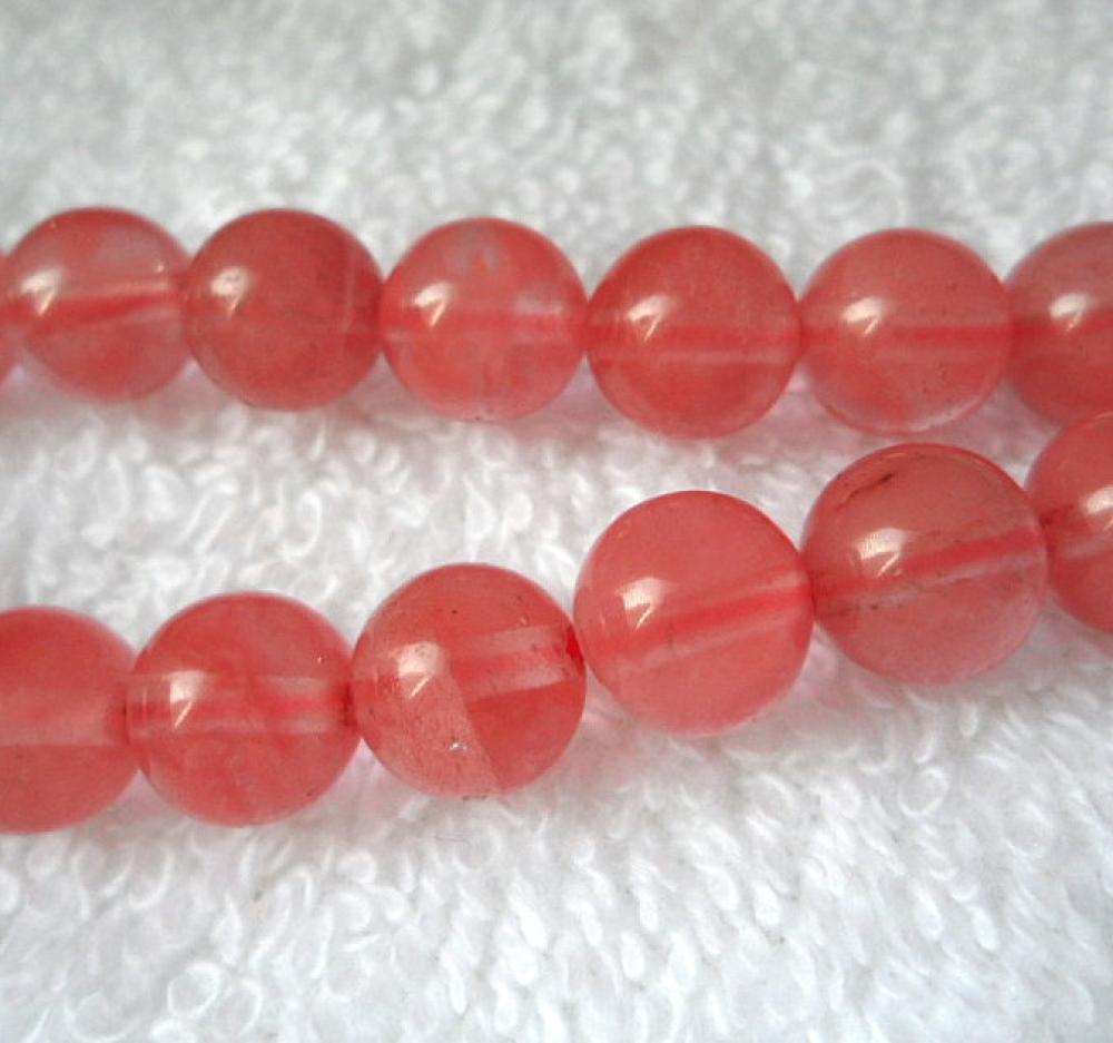 Krištáľ cherry-1ks (8mm)