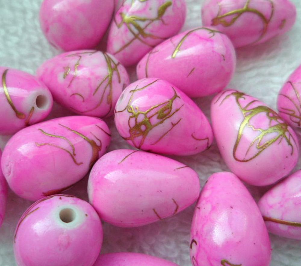 Kvapka plast 15x10mm-1ks