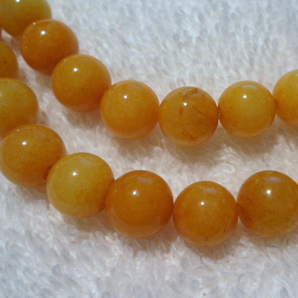 Jadeit 8mm-1ks (jantar)