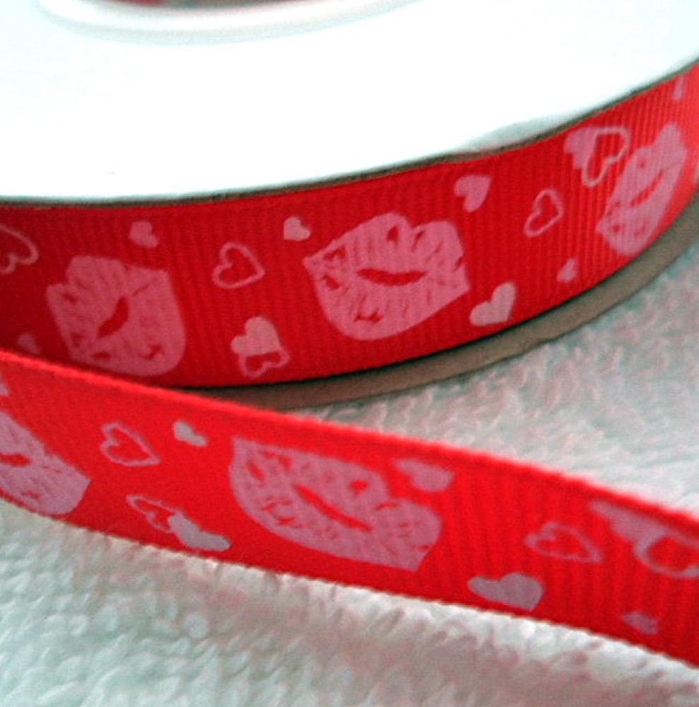 Stuha rypsová 17mm KISS (18m)