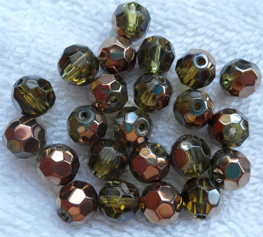 Ohňovky 8mm s pokovom-1ks (oliva)