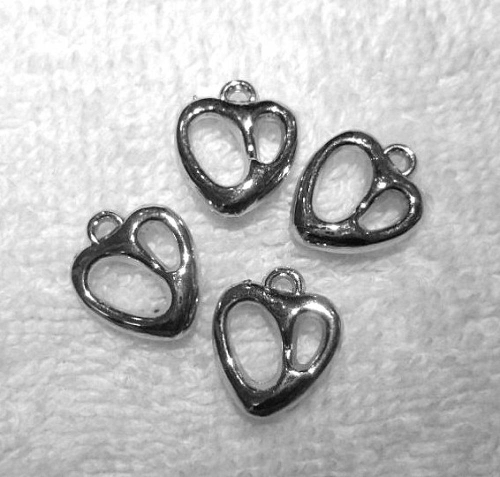 Srdce plast-1ks (16x14mm)