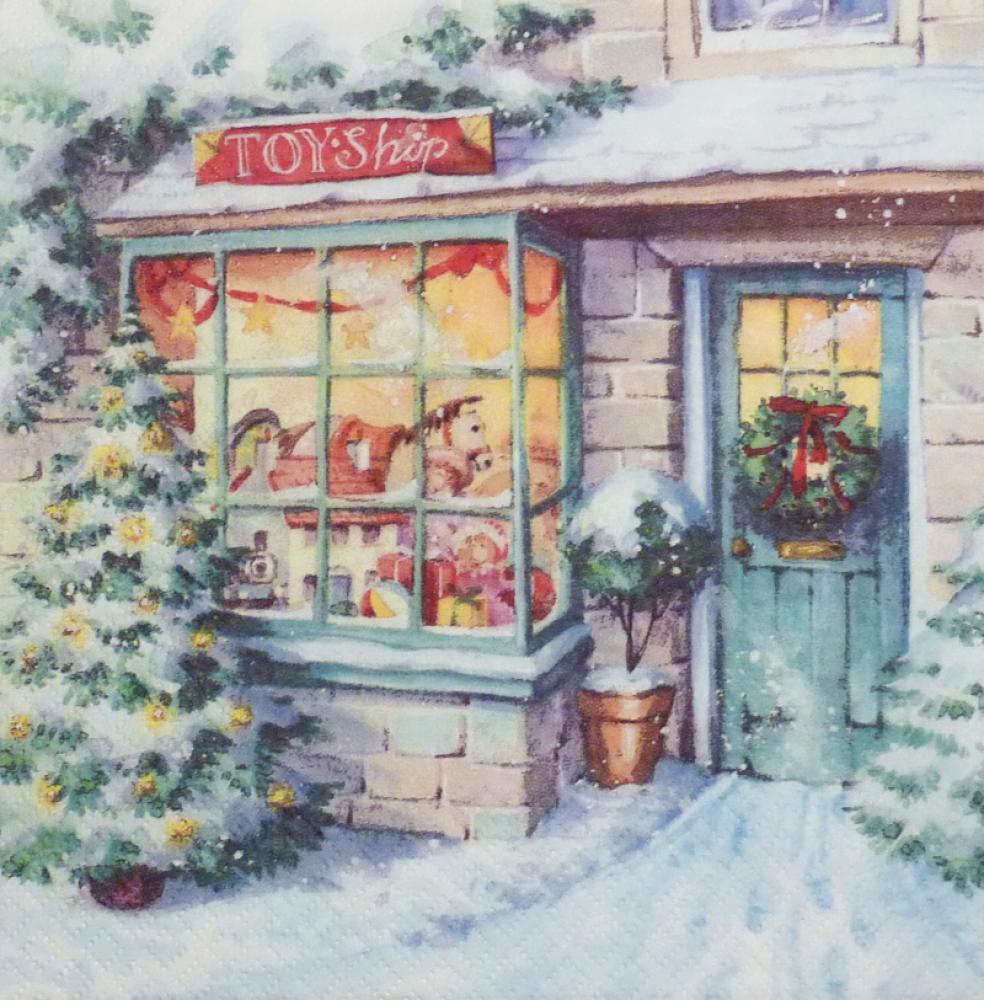 Новогодние витрины картины