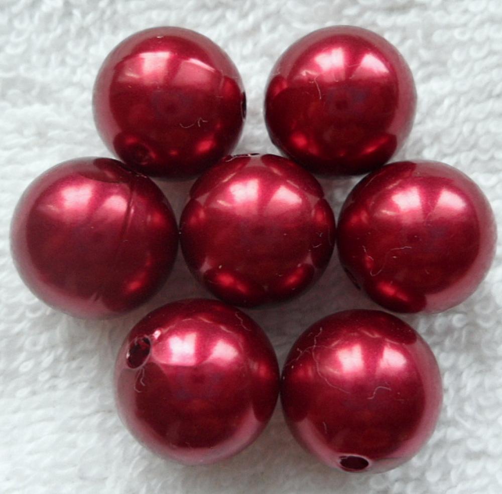 GLANCE plast 14mm-1ks (bordó)