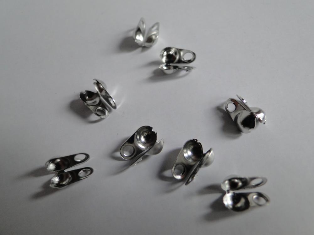 Kalota (4x7mm-platina-10ks)