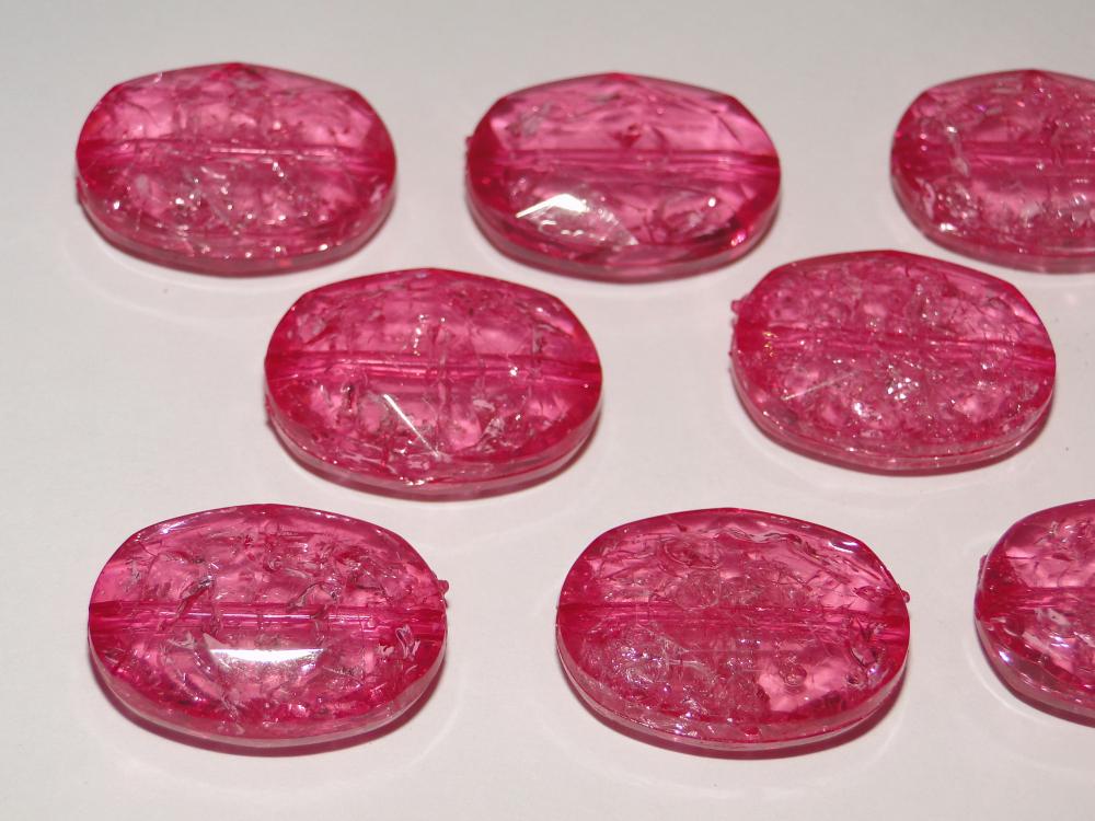 KRAKL plast 18x25mm-1ks (ruž.fialová)