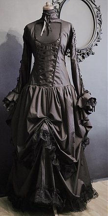 Šaty - Vampire Victorian dress - 1066588