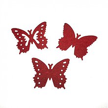 Papier - S076 Výseky z papiera - motýle, 3,2x2,6 cm, 3 ks - 1221340