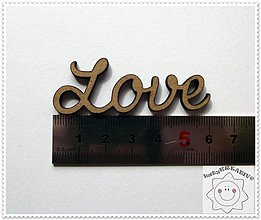 Polotovary - LOVE 6cm - 1308453