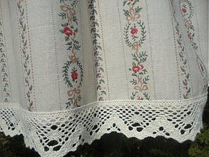 Úžitkový textil - Chalupkarska zaclonka - 1314685