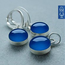 Sady šperkov - ELECTRIC BLUE - stříbro - 1345211