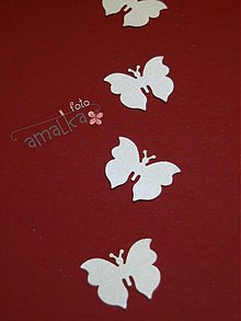 Papier - motýlikovo perleťové - 1365151