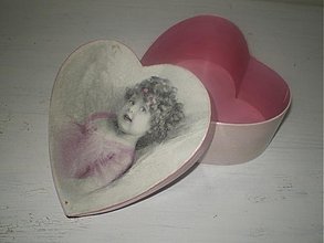  - Krabička  vintage srdce - 1390649