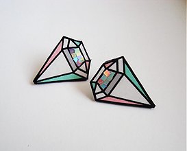 Náušnice - diamanty - 1500520