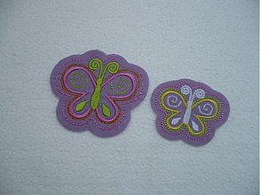 Materiál ručne robený - butterfly ( aplikácia) - 1514108
