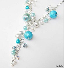 Náhrdelníky - Tyrkysový náhrdelník - 1597696