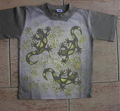 Detské oblečenie - Dětské triko s gekony - 1637470