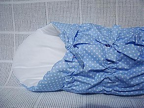Detský textil - ♥♥♥Perinka bledo modrá bodka♥♥♥ - 1642193