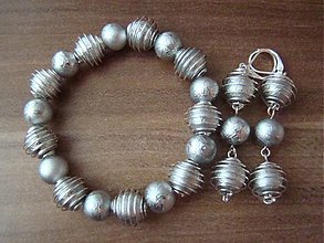 Sady šperkov - Strieborná v klietke - 1671526