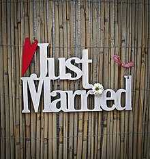 Tabuľky - JUST MARRIED - 1724555