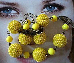 Sady šperkov - Yellow :) - 1837697
