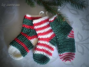 Dekorácie - Dekorácia - Vianočné ponožky ... - 1858706